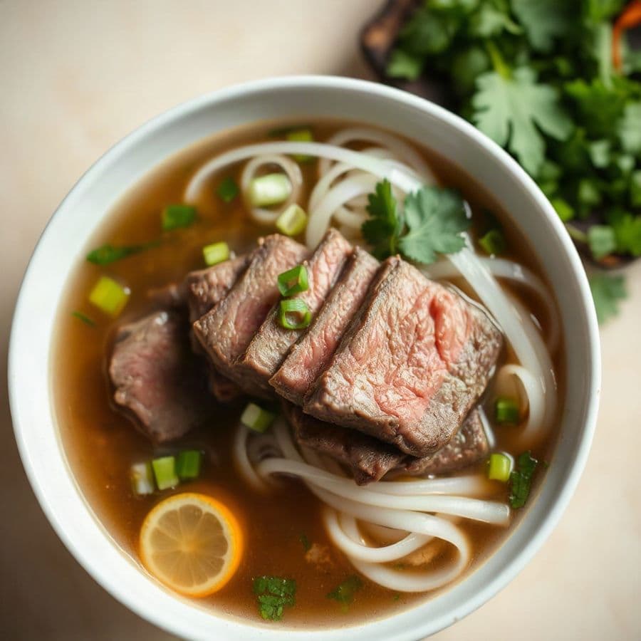 28. Medium Rare Steak Pho