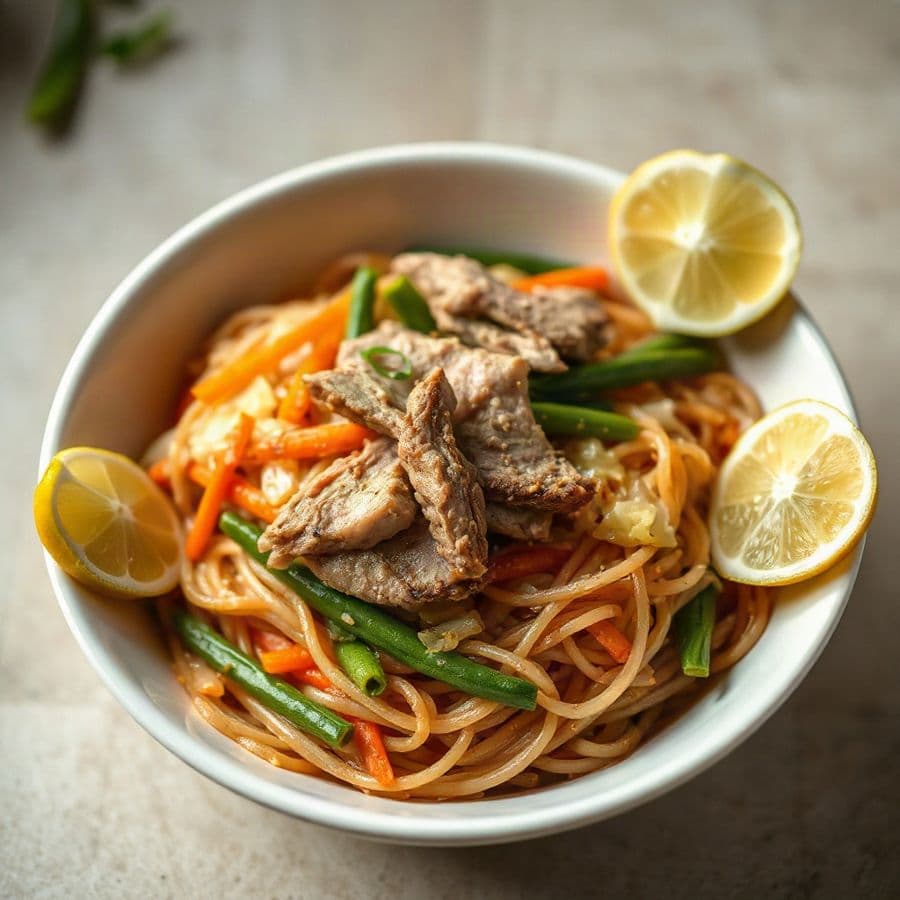2. Pancit Bihon with Pork