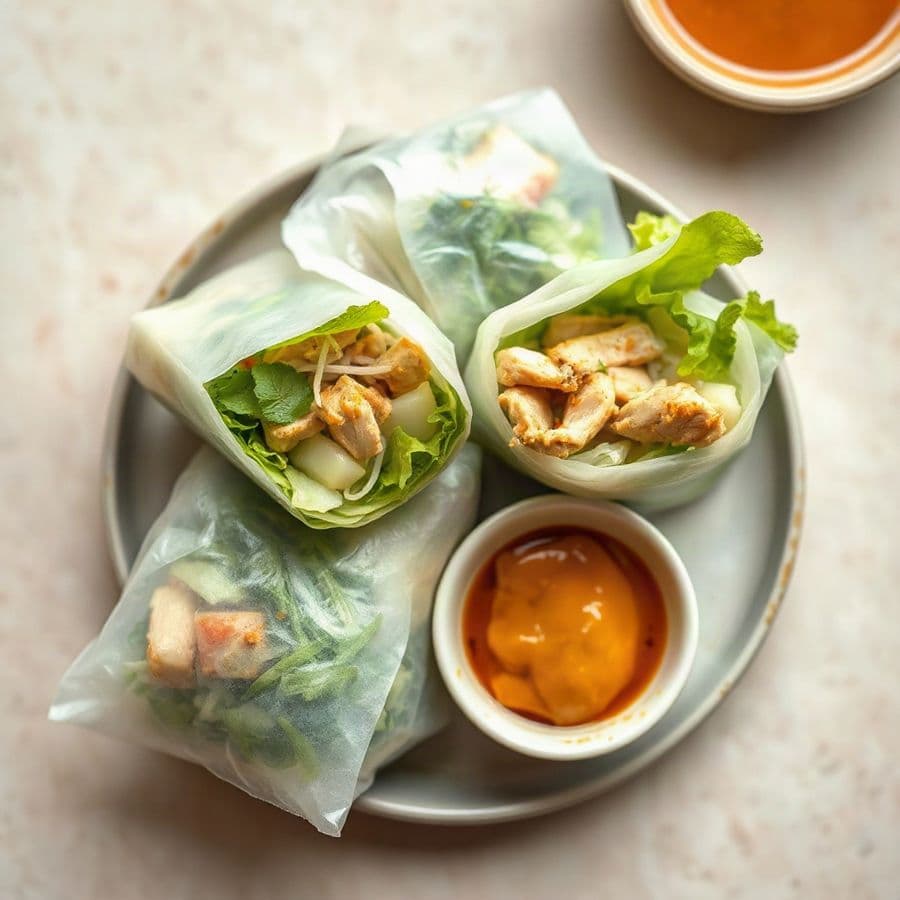 A6. Chicken Salad Rolls