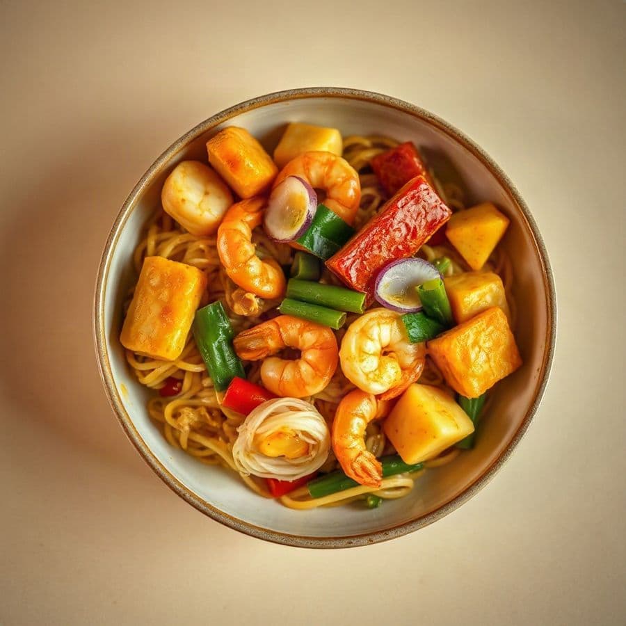 11. Mandarin Noodles Curry Seafoods