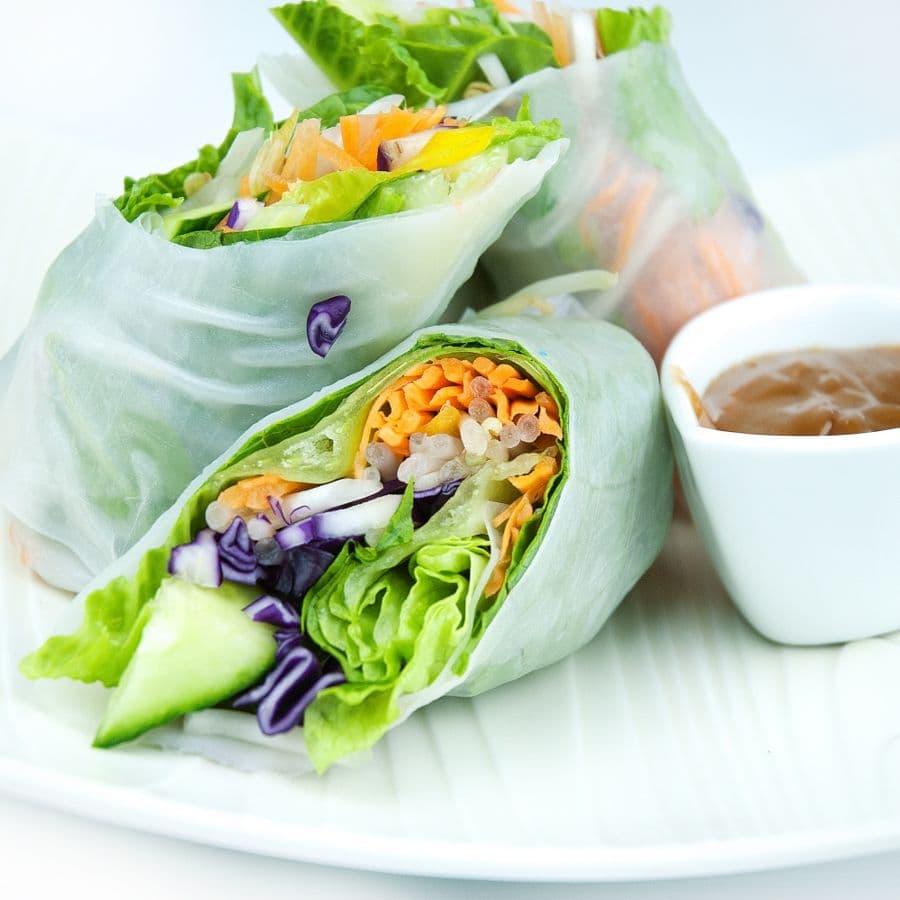 A7. Vegetarian Salad Rolls